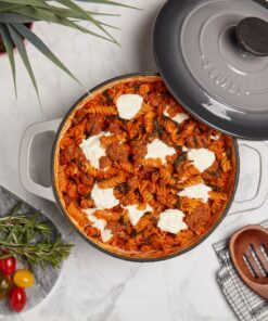 Alternative view of 3-Quart Enameled Cast Iron Dutch Oven, Gray