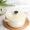 5-Quart Enameled Cast Iron Dutch Oven, White