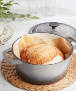 Alternative view of 5-Quart Enameled Cast Iron Dutch Oven, Gray