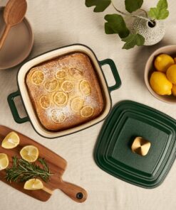 Alternative view of 4-Quart Enameled Cast Iron Square Dutch Ovens, Evergreen